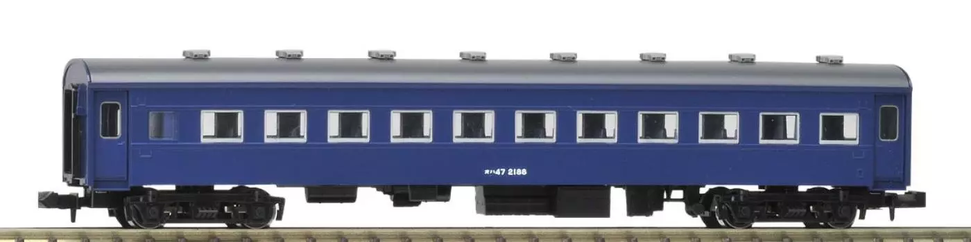 TOMIX N Gauge OHA47 алюминиевый пояс синего цвета 9510 модель пассажирского вагона железной дороги