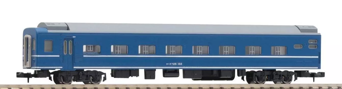 TOMIX N Gauge Ohanefu 25 100 Silver Belt 9523 Железнодорожная модель пассажирского вагона