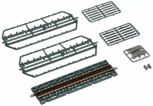 TOMIX N Gauge Pony Truss Bridge F Blue 3249 Railway Model Supplies