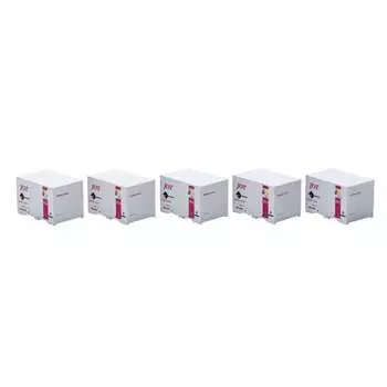 TOMIX N Gauge Privately Owned UR19A-10000 Type Container Nippon Oil Transportation, Pink, 5 Pieces 3176 Railway Model Supplies