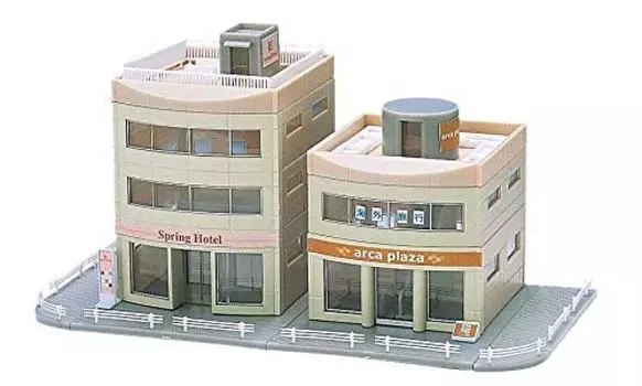 TOMIX N Gauge Round Building Set Beige 4049 Железнодорожные принадлежности для моделирования