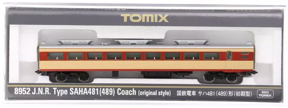 TOMIX N Gauge Saha 481 489 Early Model 8952 Railway Model Train