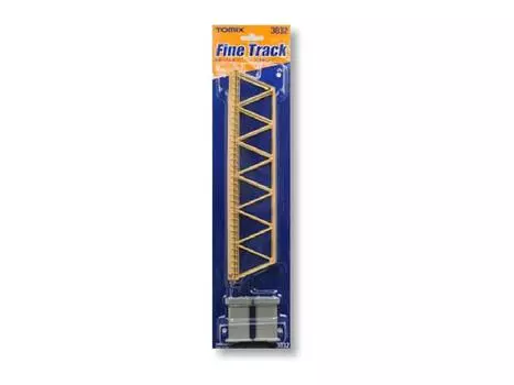 TOMIX N Gauge Single Track Truss Type Iron Bridge F Cream PC Pier with 2 Pieces 3032 Railway Model Supplies