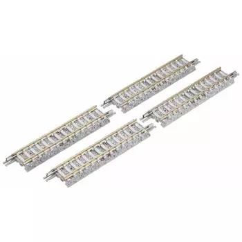 TOMIX N Gauge Straight PC Rail S70-PC F Set of 4 1014 Railway Model Supplies