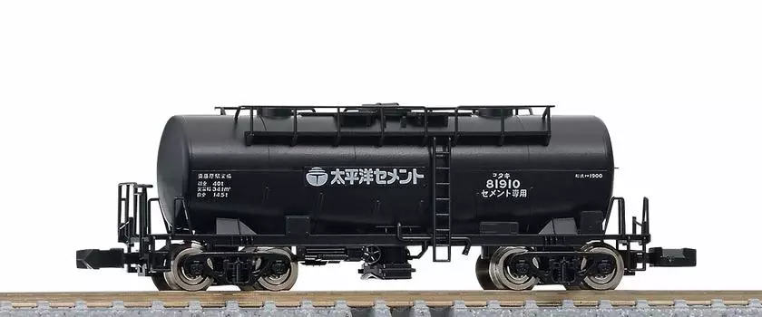TOMIX N Gauge Taki 1900 Type Taiheiyo Cement 8740 Железнодорожная модель грузового вагона черного цвета чёрный