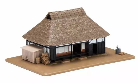 TOMIX N Gauge Thatched Farmhouse Black 4206 Railway Model Supplies