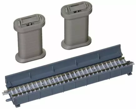 TOMIX N gauge through girder bridge PC F blue PC piers with 2 3027 railway model supplies