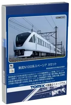 TOMIX N Gauge Tobu N100 Series Spacia X Set 98824 Железнодорожная модель поезда