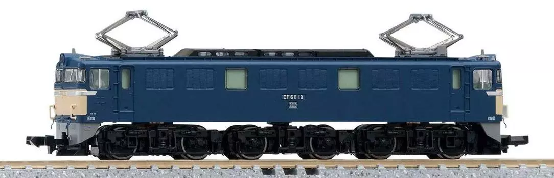 TOMIX N Gauge Type JNR 7129 Железнодорожная модель электровоза EF60-0 Нет. 19/Цвет возрождения/B