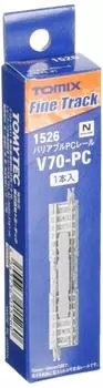TOMIX N Gauge Variable PC Rail F 1526 Железнодорожные принадлежности для моделей V70-PC