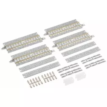 TOMIX N Gauge Wide PC Rail S70-WP F Set of 4 1764 Railway Model Supplies