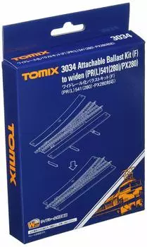 TOMIX N Gauge Wide Rail Ballast Kit F PR L 541 280 Compatible with PX280 3034 Railway Model Supplies