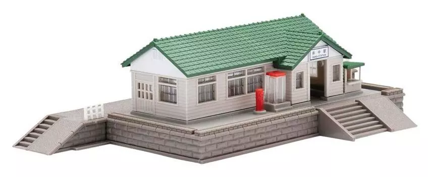 TOMIX N Gauge Wooden Station Building Set Green 4202 Железнодорожные модели