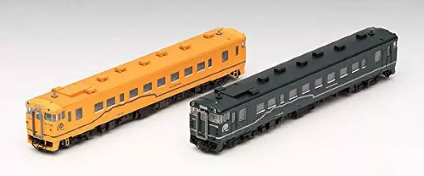 TOMIX N-колея Hokkaido Southern Isaribi Railway Kiha 40 1700 Тип Ярко-зеленый набор из 2 вагонов 98038 Железнодорожная модель дизельного вагона Желтый/Темный