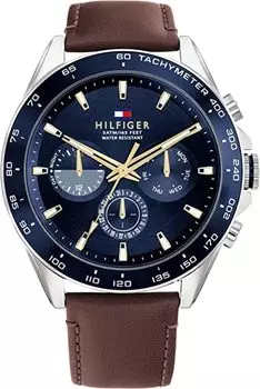 Tommy Hilfiger Часы Tommy Hilfiger 1791965 с кожаным ремешком мужские [предмет]