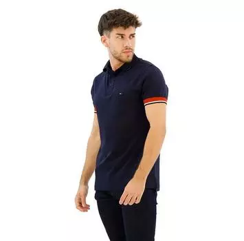 Tommy Hilfiger Interlock Detail Regular поло с короткими рукавами XL