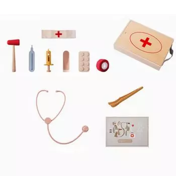 TOMMYFIELD Play Doctor Доктор образовательная игрушка игровой набор Доктор Пациент Силикон (Комплект А) [Элемент]