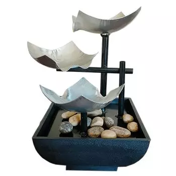 TOMMYFIELD Tabletop Fountain Air Humidifier Circulation Fountain Relaxation Interior Living Room (Figurine) [Item]