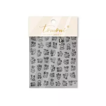 Томони Прочный и стильный нейл-арт: Популярные японские наклейки для детей и офисных работников