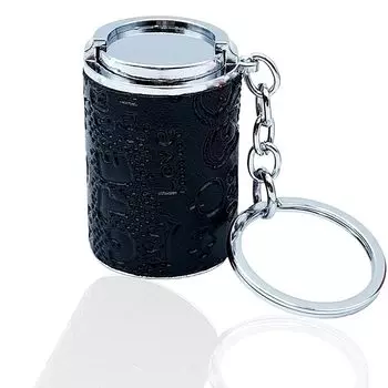 [TOMOTHY] монетница цилиндр пружинный чехол для монет брелок пружинный тип сотовый телефон кошелек для монет черный