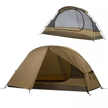TOMOUNT Solo Camping 1 Person PU3000mm с Double 20D Climbing Easy to Cycling Tent, Палатка, Палатка, Отдельно стоящая, Легкая, Внутренняя, Слой, Нейлон,