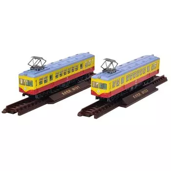 tomy tech Geocolle railway collection Kurihara Electric Railway M15 2 car set diorama supplies (Manufacturer s first order limited production)
