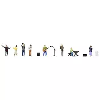 tomy tech Коллекция декораций Человек 142 человека перед станцией диорама принадлежности