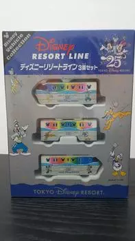 TOMY Tomica Disney Resort Line 25th Anniversary Set Disney Resort Disney Vehicle Collection [Original Tomica] 3-Car Tokyo Limited
