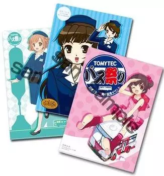Tomytec 2013 Bus Festival набор из 3 прозрачных файлов