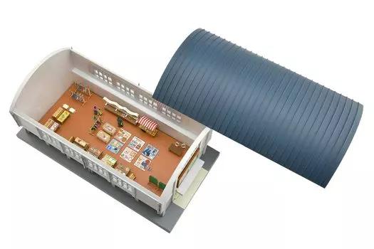 TOMYTEC Eco-Rakuture MD02 Микро Кукольный Домик Гражданский Базар Диорама Принадлежности