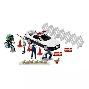 TOMYTEC Geocolle 64# Car Snap 16b police 2 Изготовлен из АБС-смолы/ПВХ Куклы/аксессуары (Окрашенный, частично собранный) + набор литой мини-машинки
