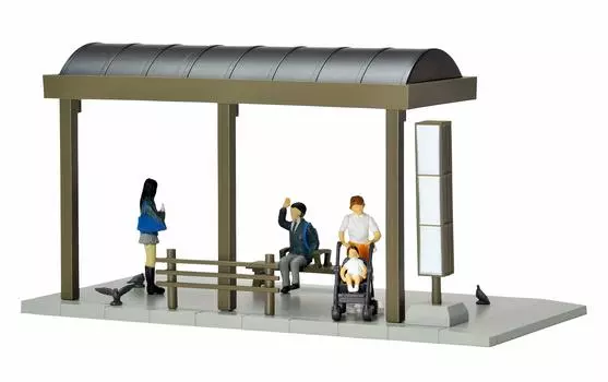 Tomytec Geocolle 64 Snap 05a Автобусная остановка ABS Аксессуары ПВХ Набор Завершенный продукт 312369 1/64 #Машина и куклы/Аксессуары