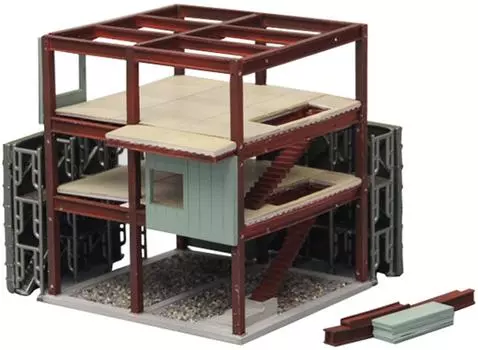 Коллекция зданий Tomytec Geocolle 072 Строящееся здание B Диорама Принадлежности