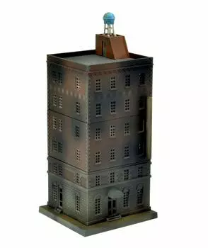 Tomytec GeoColle Combat Series DCM05 Battlefield Building A Painted Plastic Model 314592 1/144