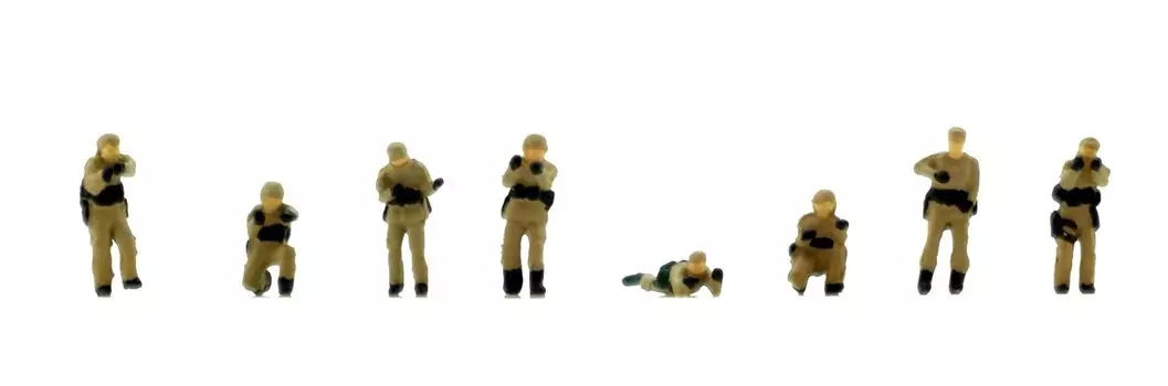 Tomytec GeoColle Combat Series DCMA01 Infantry Set A Painted Plastic Model 318125 1/144