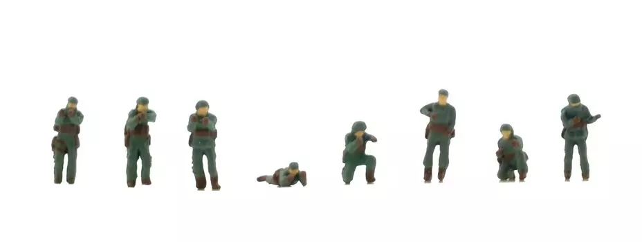 Tomytec GeoColle Combat Series DCMA02 Infantry Set B Painted Plastic Model 318132 1/144
