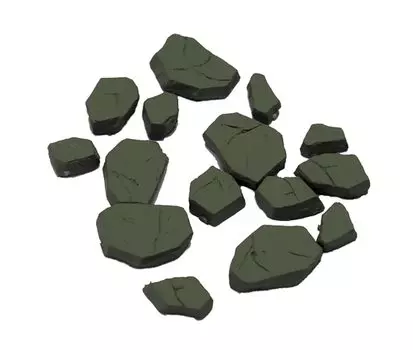 Tomytec GeoColle Combat Series DCMA04 Rubble Set B Painted Plastic Model 318187 1/144