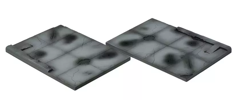 TOMYTEC GeoColle Combat Series DCMA15 Mini Base Concrete Ground A Painted Plastic Model 323747 1/144