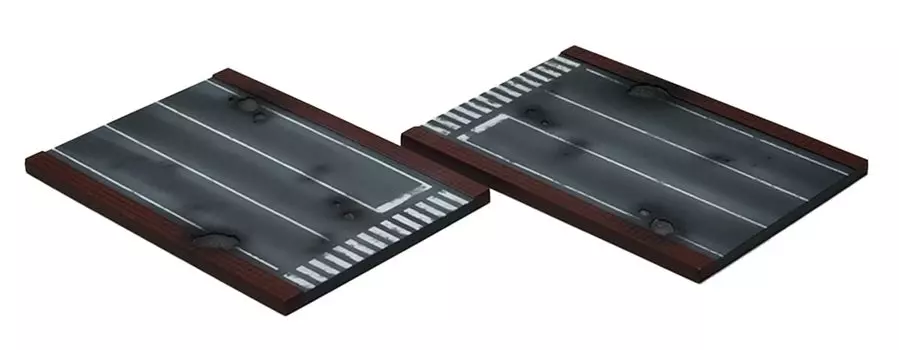 TOMYTEC GeoColle Combat Series DCMA16 Mini Base Road A окрашенная пластиковая модель 323754 1/144