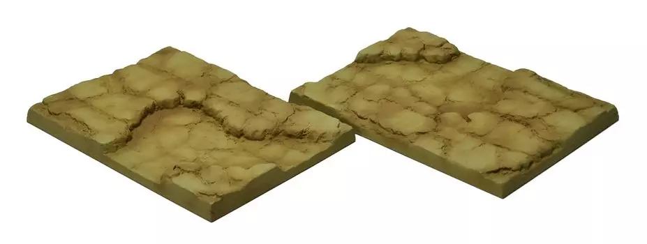 TOMYTEC GeoColle Combat Series DCMA18 Mini Base Wilderness A Окрашенная пластиковая модель 323778 1/144