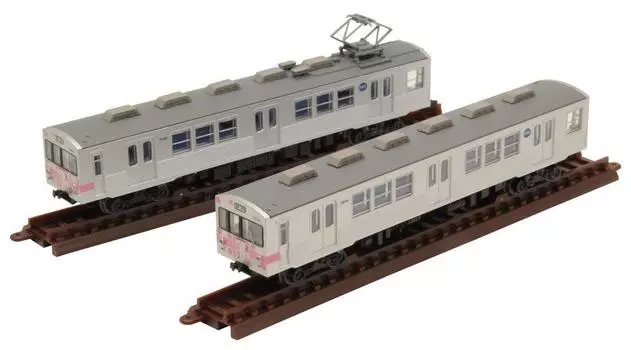 Tomytec Geocolle Railway Collection Fukushima Kotsu 7000 Series Hanamomo Set Diorama Supplies ограниченный первый заказ из 2 автомобилей (Продукция производителя) розовый