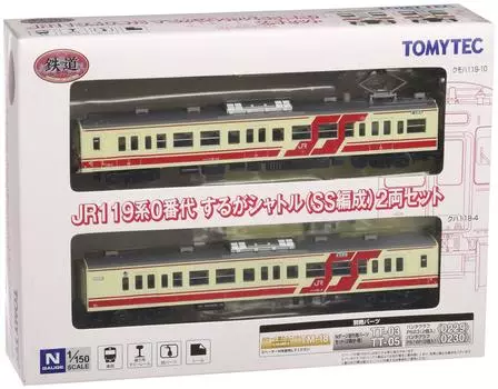 Tomytec Geocolle Railway Collection JR119 Series 0 Suruga Shuttle Set Diorama Supplies Нет. (Формирование СС) 2-машина