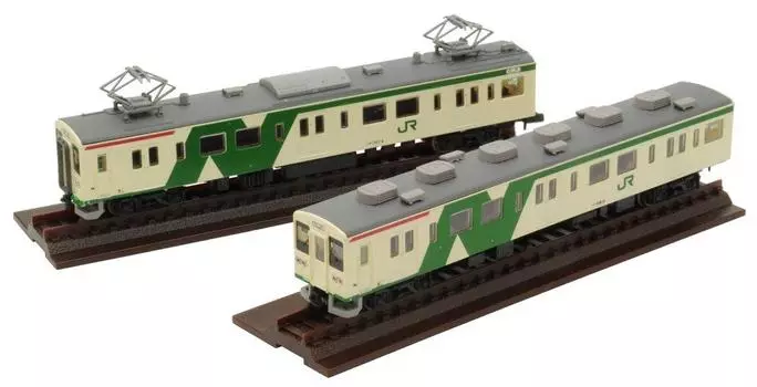 Tomytec Geocolle Railway Collection JR 107 Series 0 Nikko Line Old Paint Set Diorama Supplies No. 2-Car