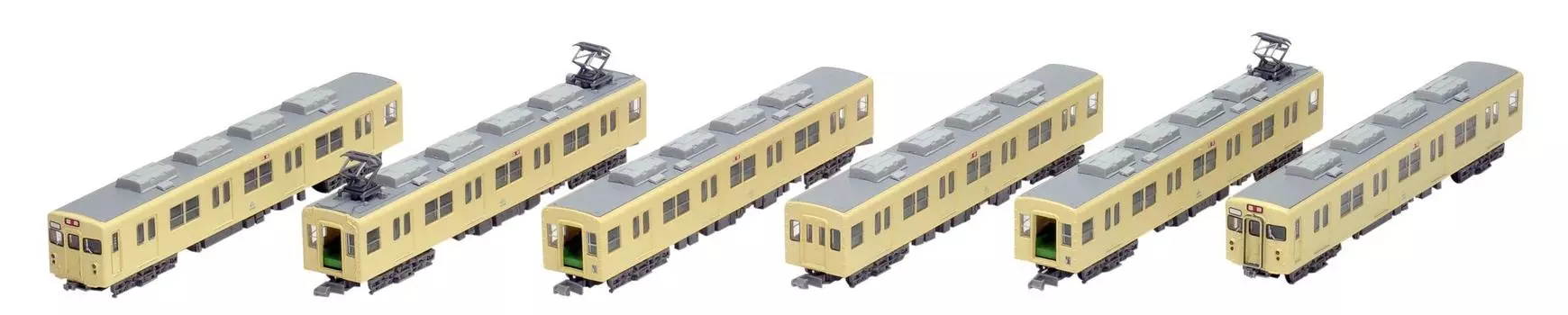 Tomytec GeoColle Railway Collection Tobu Railway 8000 Series 8111 Formation Sage Cream Tobu Museum Dynamic Preservation Formation Set 268581 First