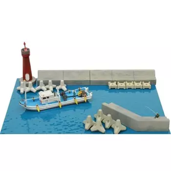 Tomytec Geocolle Scenery Collection Scenery Accessories 123 Seaside Scenery Set B Diorama Supplies