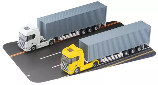 Tomytec Коллекция прицепов Trecole Scania Trailer Set B Diorama Supplies