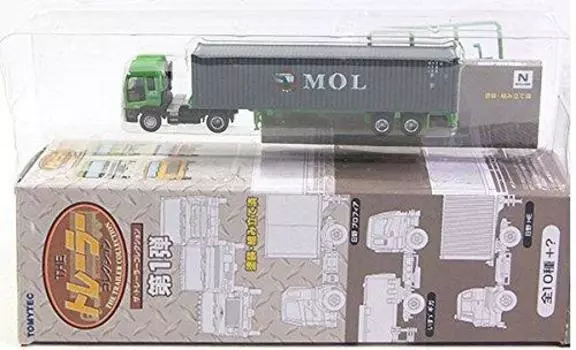 Tomytec Коллекция трейлеров 1-й международный контейнерный транспорт Isuzu Giga High Roof Mitsui Lines Dry 40 футов Одиночный предмет [3] 1/150 + OSK