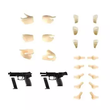 TOMYTEC Little Armory LAOP16 Sosai Girls Garden Gun Handle 2 Handle Gun Set Plastic Model Parts