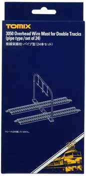 TOMYTEC N Gauge двухколейная линия электропередачи столбового типа набор из 24 3050 принадлежности для моделей железных дорог