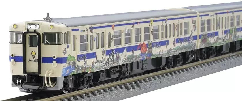 TOMYTEC N Gauge JR Kiha47 8000 Romancing Saga Wrapping Set C 98539 Модель железнодорожной дизельной машины